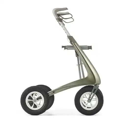Rollator Carbon Byacre Overland für unebene Terrainbedingungen