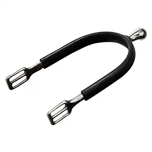 Sporen Feeling Polo Edelstahl mit Gummiüberzug für Damen Halslänge 15 mm