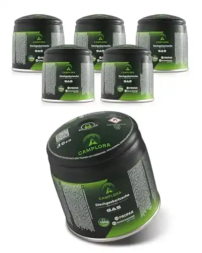 Gaskartuschen Tolegano 6er Pack 190g Butan Stechgaskartuschen