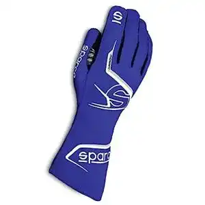 Karthandschuhe Sparco Pfeilkart 2020 Größe 10 Marineblau/Weiß