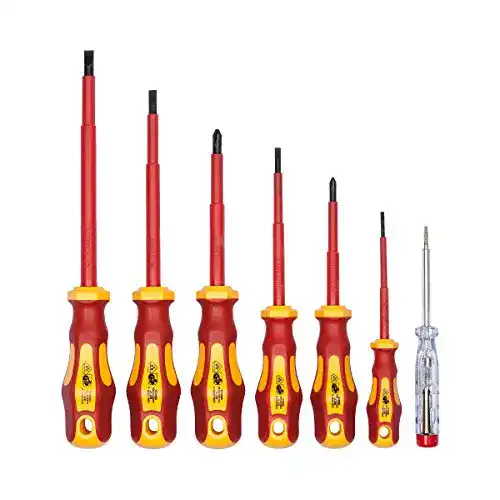 Wiesemann 1893 VDE Schraubendreher Set mit 7 Teilen
