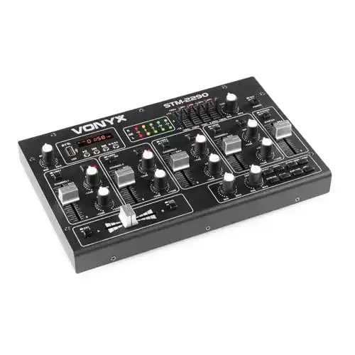 Vonyx STM2290 DJ Mixer mit 8 Kanälen und Bluetooth-Funktion