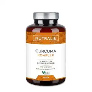 Kurkuma-Ingwer-Kapseln mit Pfeffer von Nutralie