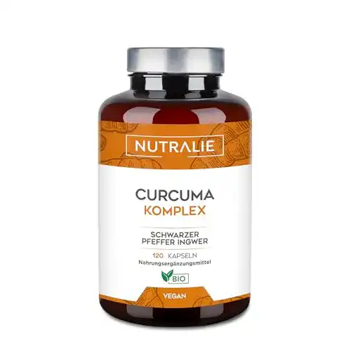 Kurkuma-Ingwer-Kapseln mit Pfeffer von Nutralie