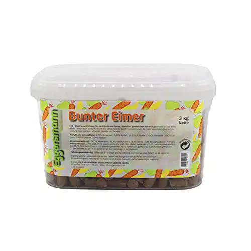 Eggersmann Pferdefutter Lecker Bricks Bunter Eimer 3 kg