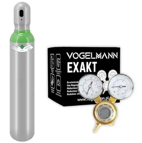 Argon-Gasflasche Vogelmann 8L – gefüllt mit Argon und CO2