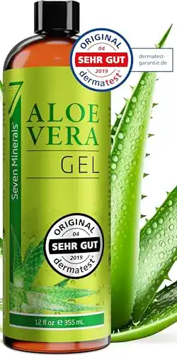 Aloe Vera Gel 99% Bio von Seven Minerals, 355 ml