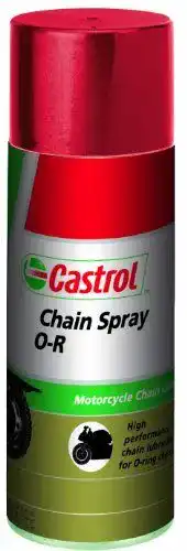 Weißes Sprühfett Castrol Motorrad Chain Spray 400 ml