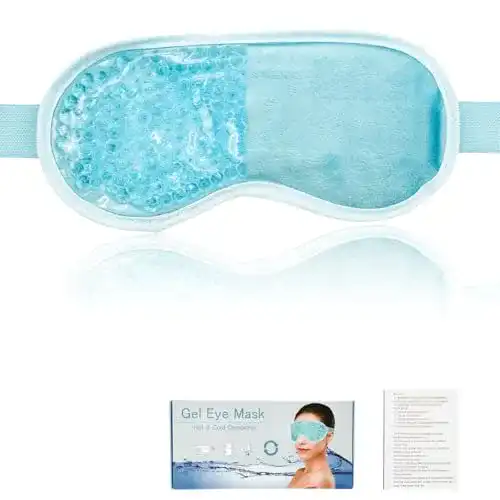 Wärmebrille Zequech – Gel-Augenmaske für Wärme- und Kältetherapie