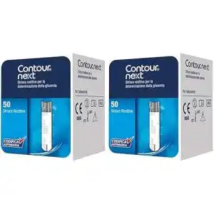 Glukose-Teststreifen Contour Next von Bayer für Blutzuckermessungen
