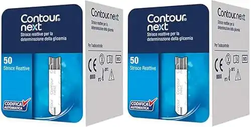 Glukose-Teststreifen Contour Next von Bayer für Blutzuckermessungen