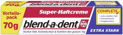 Blend-a-dent Super Haftcreme extra stark 70g, 6er Pack