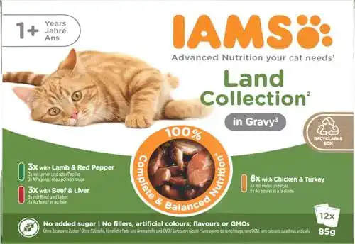 Iams Delights Land Collection Katzennassfutter für Katzen