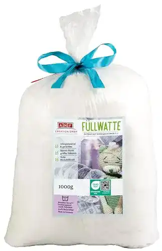Füllwatte Sensalux, Oeko-Tex Standard 100 – Klasse I, Stopfwatte