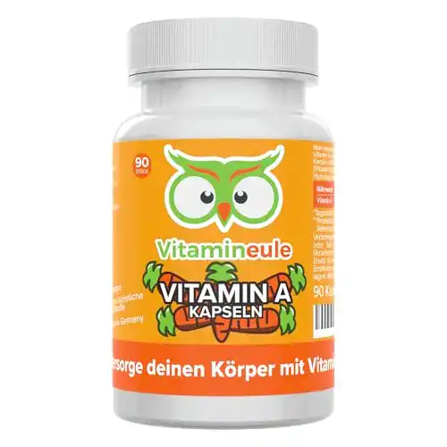 Vitamin A Kapseln hochdosiert mit 10000 IE / 3000 µg