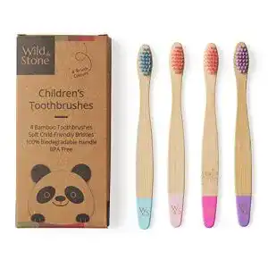 Bambus Zahnbürste Wild & Stone für Kinder, bio und umweltfreundlich