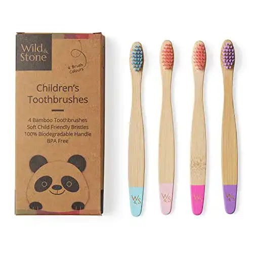 Bambus Zahnbürste Wild & Stone für Kinder, bio und umweltfreundlich