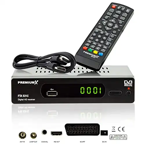 Kabelreceiver Premium X DVB-C FTA 531C für digitales Kabelfernsehen