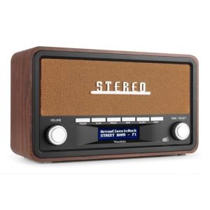 Retro Küchenradio Audizio Foggia mit DAB Plus, Bluetooth und Radiowecker