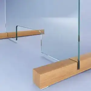 Spuckschutz Sarar aus 8mm Sicherheitsglas – 50 cm x 50 cm