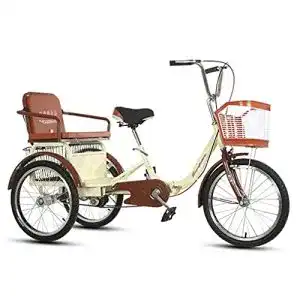 Lastenrad für Erwachsene – 20 Zoll Cruiser Trike mit Einkaufskorb