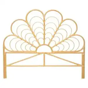 Bettkopfteil Atmosphera Aoni Rattan 160 x 140 cm im Bohème-Stil