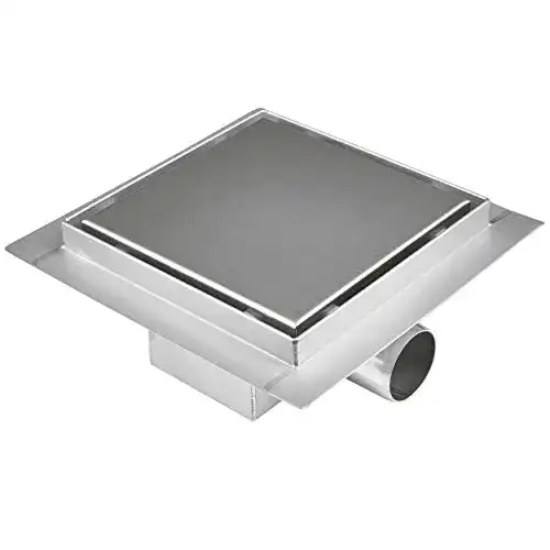 Vilstein Duschrinne Quadrat mit Randablauf 30×30 cm
