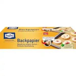 Backpapier Toppits 6682538 100 m für Backbleche