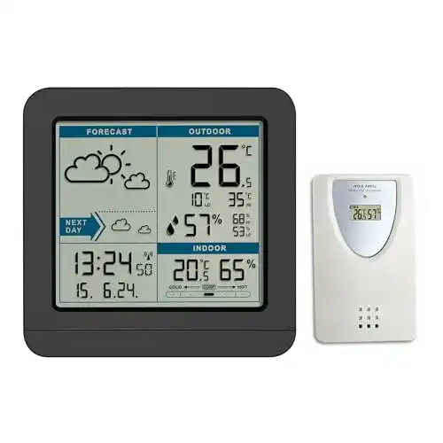TFA Dostmann digitale Funk-Wetterstation mit Außensensor