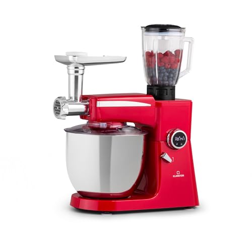 Klarstein Küchenmaschine 3-in-1 mit 10L Schüssel und 2000 Watt