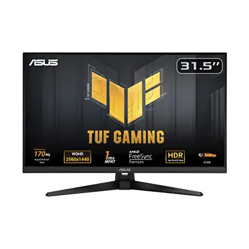 32-Zoll Gaming Monitor ASUS TUF Gaming VG32AQA1A WQHD mit 170 Hz