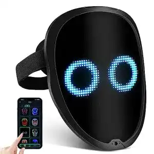 Flaremore LED-Lichtmaske mit Gestenerkennung und App-Steuerung