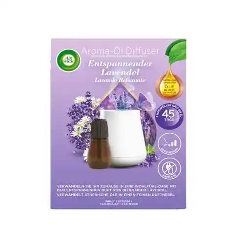 Air Wick Aroma-Öl Diffuser mit Lavendelduft für entspannende Raumluft