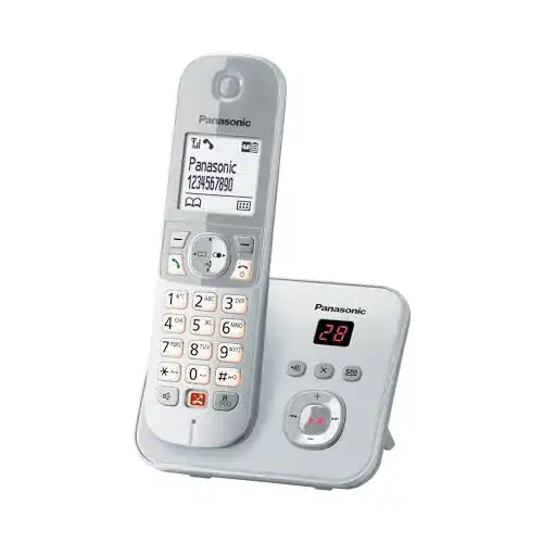 Panasonic KX-TG6861GS Schnurlostelefon mit Dual-Micro/Nano-Funktion