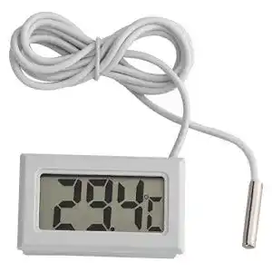 Zerodis Aquarium-Thermometer mit Sondensensor für Wassertemperaturmessung