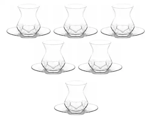 Teegläser Spring & Autumn 12 Türkische, mit Untertasse