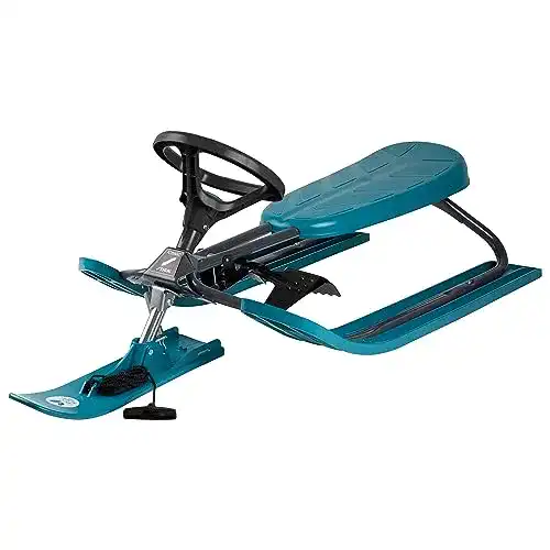 Stiga Snowracer Iconic – Lenkschlitten für Kinder mit Stahlrahmen