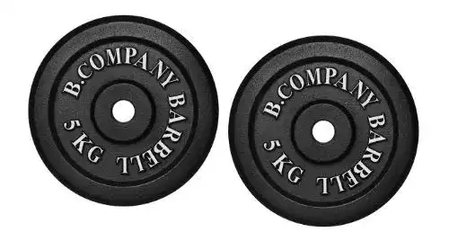 Hantelscheiben Bad Company aus Gusseisen mit 10 kg Gewicht