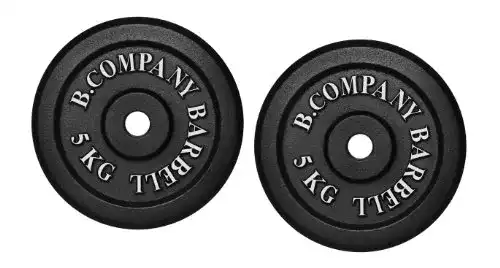 Hantelscheiben Bad Company aus Gusseisen mit 10 kg Gewicht
