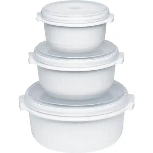 Mikrowellengeschirr Emsa 459061200 3-teiliges Set aus Kunststoff