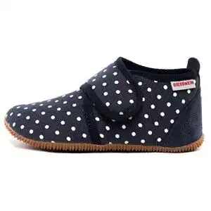 Giesswein Stans Kinder-Hausschuhe Slim Fit in Dunkelblau