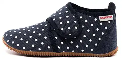 Giesswein Stans Kinder-Hausschuhe Slim Fit in Dunkelblau