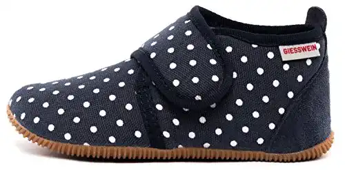 Giesswein Stans Kinder-Hausschuhe Slim Fit in Dunkelblau