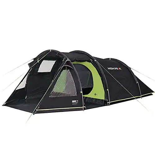 High Peak Tunnelzelt Atmos 3 für 3 Personen, wasserdichtes Campingzelt