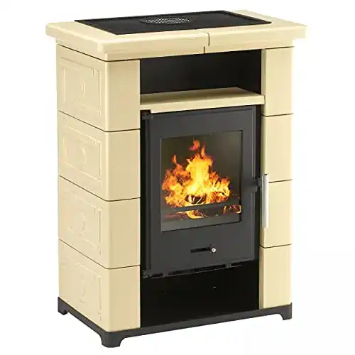 Wamsler Kaminofen Montafon mit Keramik, 7 kW