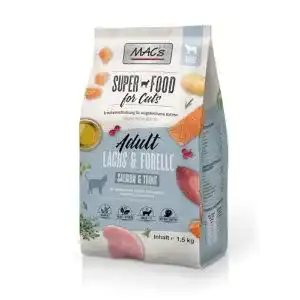 Mac’s Cat Premium Trockenfutter für Katzen, 1,5 kg (Lachs und Forelle)
