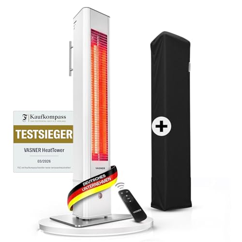 Vasner HeatTower Heizstrahler mit AirCape für Außenbereich