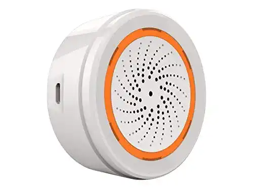 Sirene Ledlux ZigBee Alarm mit 90 dB Lautstärke und doppelter Stromversorgung