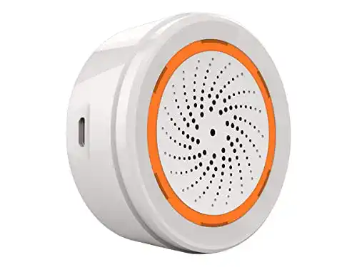Sirene Ledlux ZigBee Alarm mit 90 dB Lautstärke und doppelter Stromversorgung