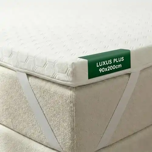 Wendre Visco-Topper 90×200 cm aus Memory Foam für Matratzen